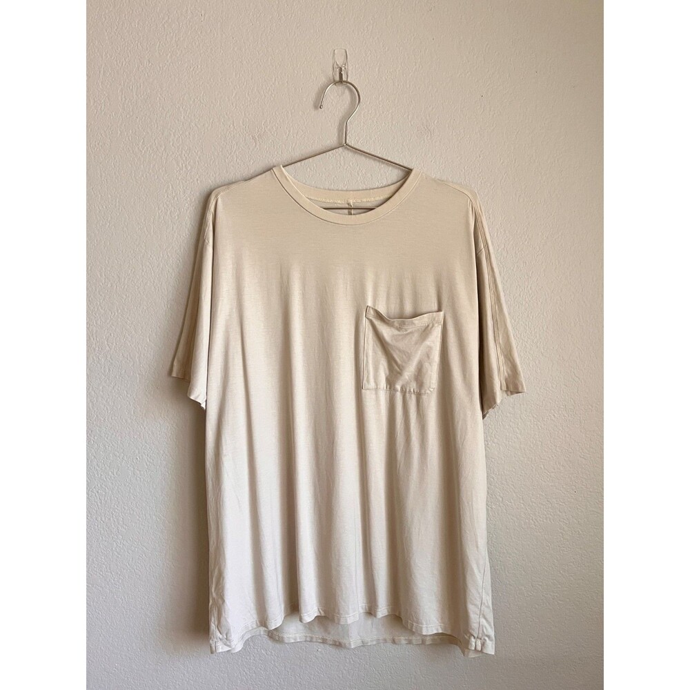 Lululemon The Fundamental Pocket T-Shirt in Raw Linen Size XXL